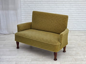 Danish_Green_Wool_2-Seater_Sofa_with_Oak_Frame,_1950s
