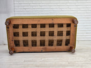 Danish_Green_Wool_2-Seater_Sofa_with_Oak_Frame,_1950s