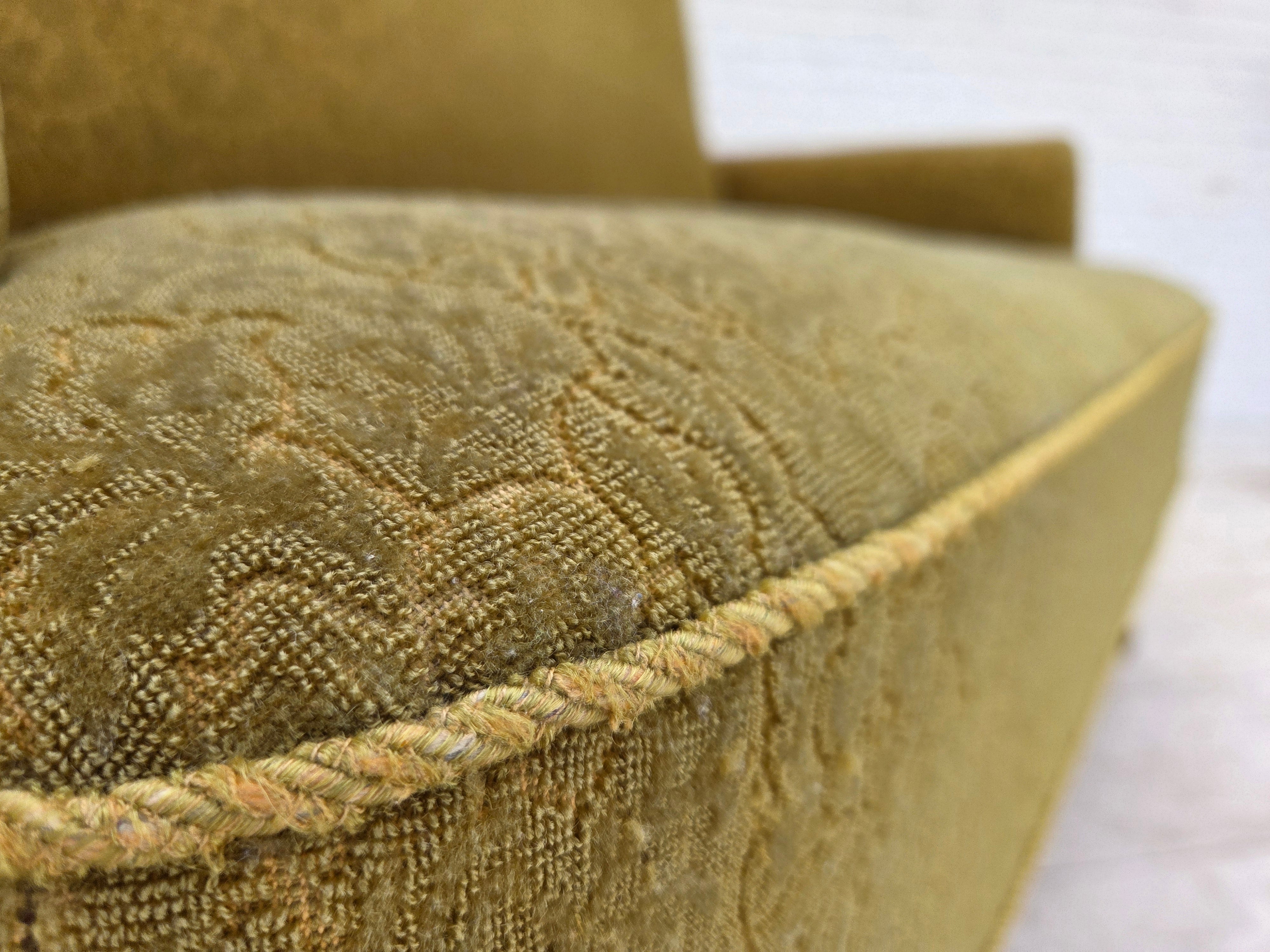 Danish_Green_Wool_2-Seater_Sofa_with_Oak_Frame,_1950s