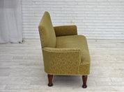 Danish_Green_Wool_2-Seater_Sofa_with_Oak_Frame,_1950s