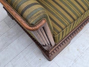Danish_Three-Seater_Sofa_in_Striped_Green_Velour_and_Dark_Oak,_Denmark,_1950s