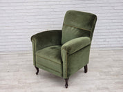 Danish_Highback_Relax_Armchair_in_Green_Velour_and_Beech_Wood,_Denmark,_1950s