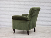 Danish_Highback_Relax_Armchair_in_Green_Velour_and_Beech_Wood,_Denmark,_1950s