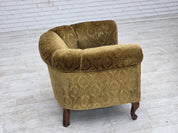 Danish_Mid-Century_Relax_Chair_in_Green_Velour_and_Beech_Wood,_Denmark,_1950s
