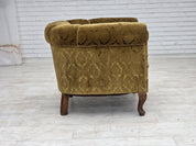 Danish_Mid-Century_Relax_Chair_in_Green_Velour_and_Beech_Wood,_Denmark,_1950s