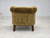 Danish_Mid-Century_Relax_Chair_in_Green_Velour_and_Beech_Wood,_Denmark,_1950s