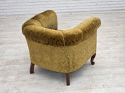 Danish_Mid-Century_Relax_Chair_in_Green_Velour_and_Beech_Wood,_Denmark,_1950s