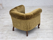 Danish_Mid-Century_Relax_Chair_in_Green_Velour_and_Beech_Wood,_Denmark,_1950s