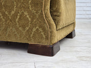 1950s_Danish_Relax_Chair_in_Green_Velour_with_Oak_Legs_and_Brass_Springs