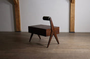 1950s_Pierre_Jeanneret_PJ-030201_Teak_Desk_with_Integrated_Lamp,_Chandigarh,_India