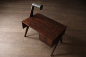 1950s_Pierre_Jeanneret_PJ-030201_Teak_Desk_with_Integrated_Lamp,_Chandigarh,_India