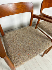 Set_of_2_Model_56_Teak_Dining_Chairs_by_Niels_Otto_Møller_for_J.L._Møller,_Fabric_Upholstery,_Denmark,_1950s