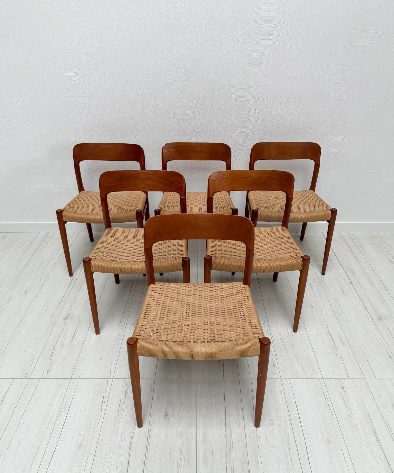 Set_of_6_Model_75_Dining_Chairs_by_Niels_Otto_Møller_for_J.L._Møllers,_Solid_Teak_and_Papercord,_Denmark,_1950s