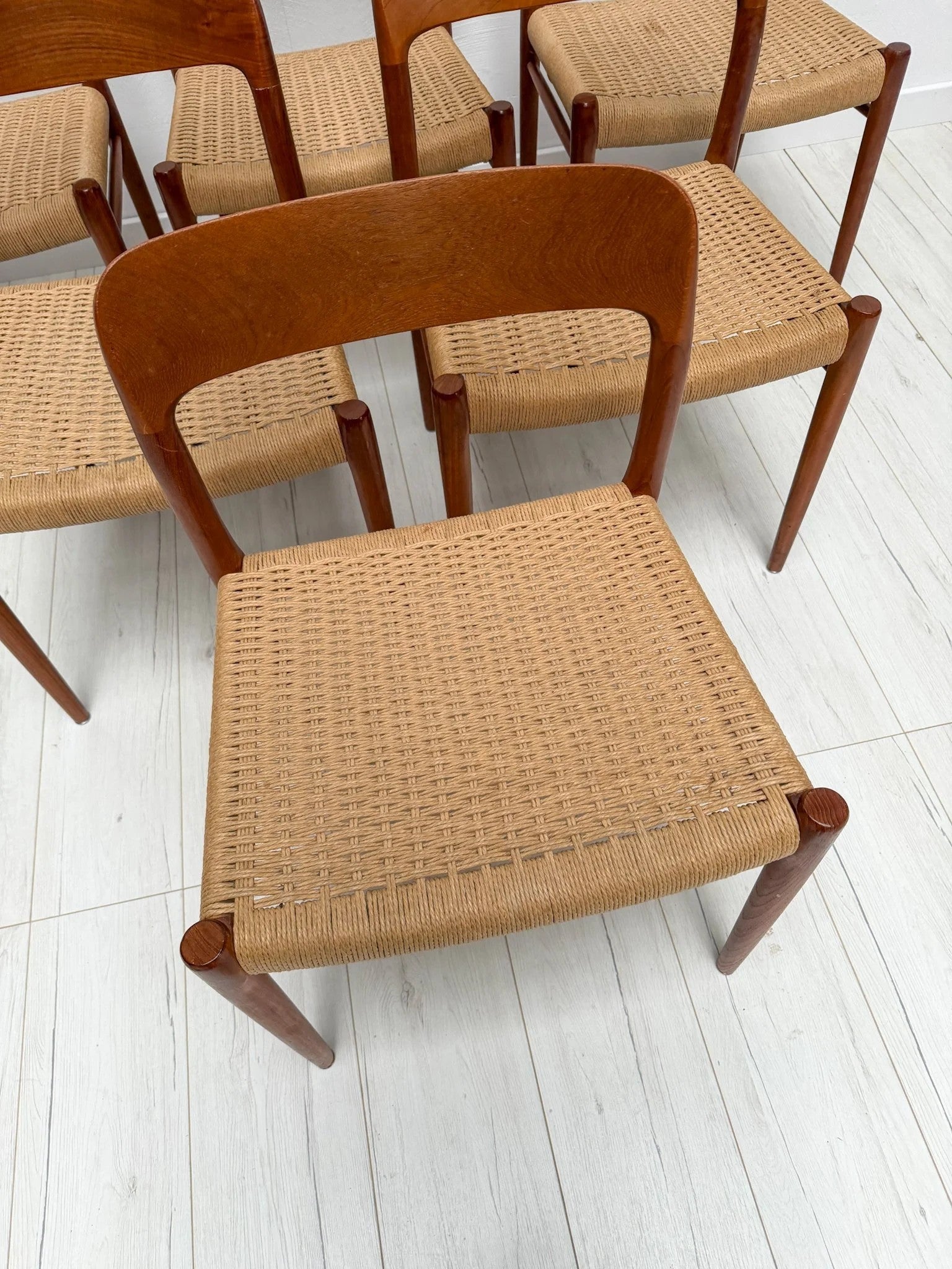 Set_of_6_Model_75_Dining_Chairs_by_Niels_Otto_Møller_for_J.L._Møllers,_Solid_Teak_and_Papercord,_Denmark,_1950s