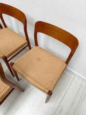 Set_of_6_Model_75_Dining_Chairs_by_Niels_Otto_Møller_for_J.L._Møllers,_Solid_Teak_and_Papercord,_Denmark,_1950s