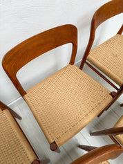 Set_of_6_Model_75_Dining_Chairs_by_Niels_Otto_Møller_for_J.L._Møllers,_Solid_Teak_and_Papercord,_Denmark,_1950s