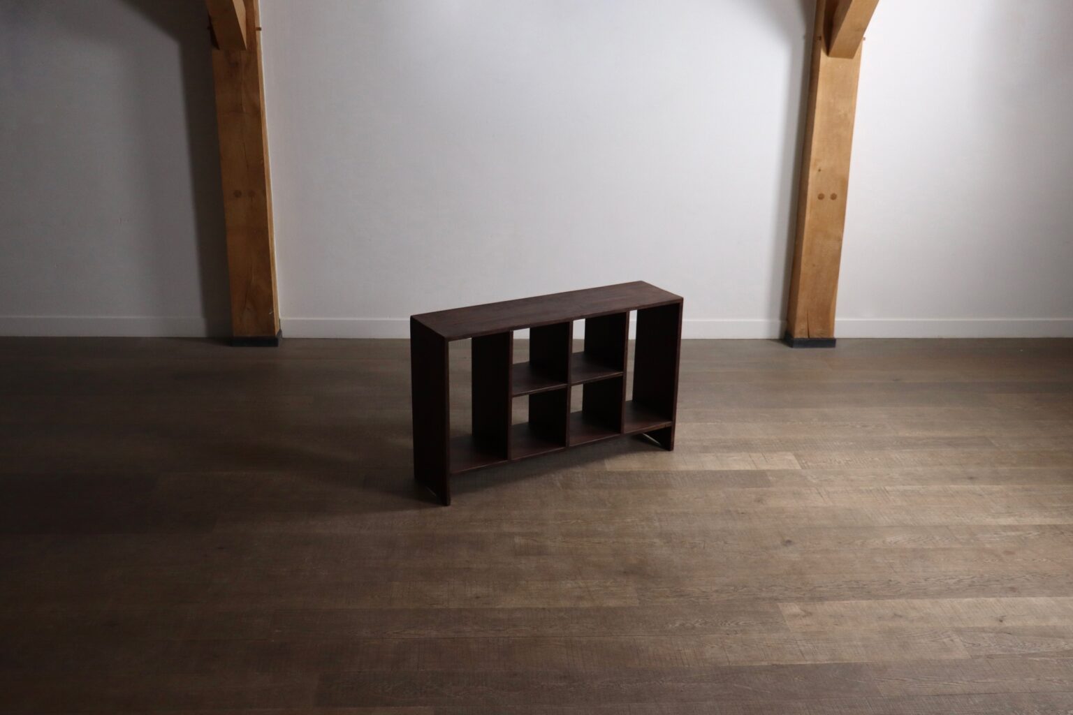 1958_Pierre_Jeanneret_PJ-R-27-A_Six-Hole_Teak_File_Rack_for_Chandigarh,_India