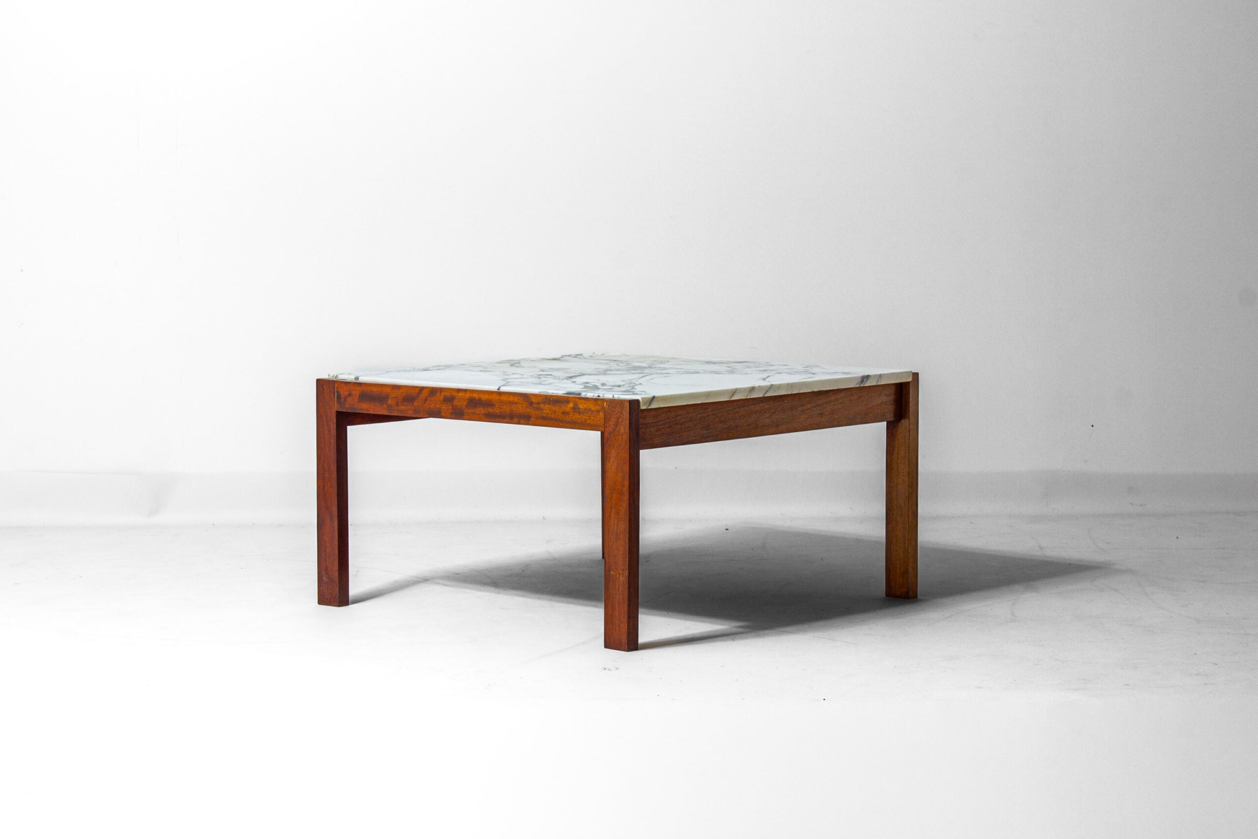 1960_Marble_and_Walnut_Coffee_Table_by_Alfred_Hendrickx_for_Belform