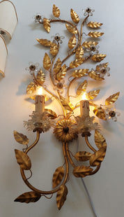 1960's_Italian_Metal_and_Murano_Glass_Wall_Light_made_by_Banci_of_Florence.