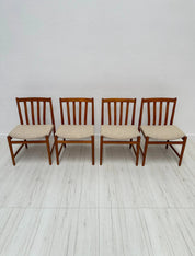 Set_of_4_Teak_Dining_Chairs_by_Slagelse_Møbelværk,_Beige_Upholstery,_Danish_Mid-Century_Modern,_1960s–1970s