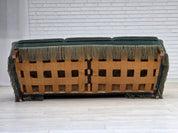 Danish_Green_Velour_3-Seater_Sofa_with_Oak_Legs,_1960s