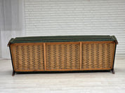 Danish_Three-Seater_Sofa_in_Green_Velour,_Beech_Wood,_Denmark,_1960s