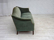 Danish_Three-Seater_Sofa_in_Green_Velour,_Beech_Wood,_Denmark,_1960s