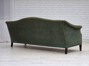 Danish_Three-Seater_Sofa_in_Green_Velour,_Beech_Wood,_Denmark,_1960s