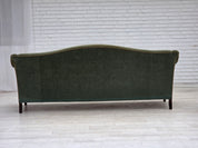 Danish_Three-Seater_Sofa_in_Green_Velour,_Beech_Wood,_Denmark,_1960s