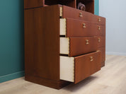 1960s_B_rge_Mogensen_Teak_Bookcase_9_Adjustable_Shelves_8_Drawers_Brass_Handles
