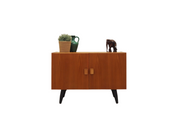 1960s_Danish_Teak_Veneer_Cabinet_Adjustable_Shelf_Black_Wood_Legs