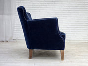Danish_Two-Seater_Sofa_in_Dark_Blue_Velour_and_Ash_Wood,_Denmark,_1960s