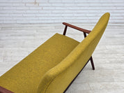 Danish_Two-Seater_Sofa_in_Mustard_Yellow_Wool_and_Teak,_Denmark,_1960s