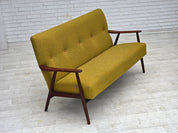 Danish_Two-Seater_Sofa_in_Mustard_Yellow_Wool_and_Teak,_Denmark,_1960s