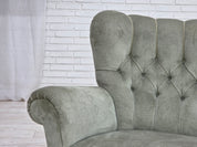 Scandinavian_Two-Seater_Sofa_in_Light_Green_Velour_and_Ash_Wood,_1960s