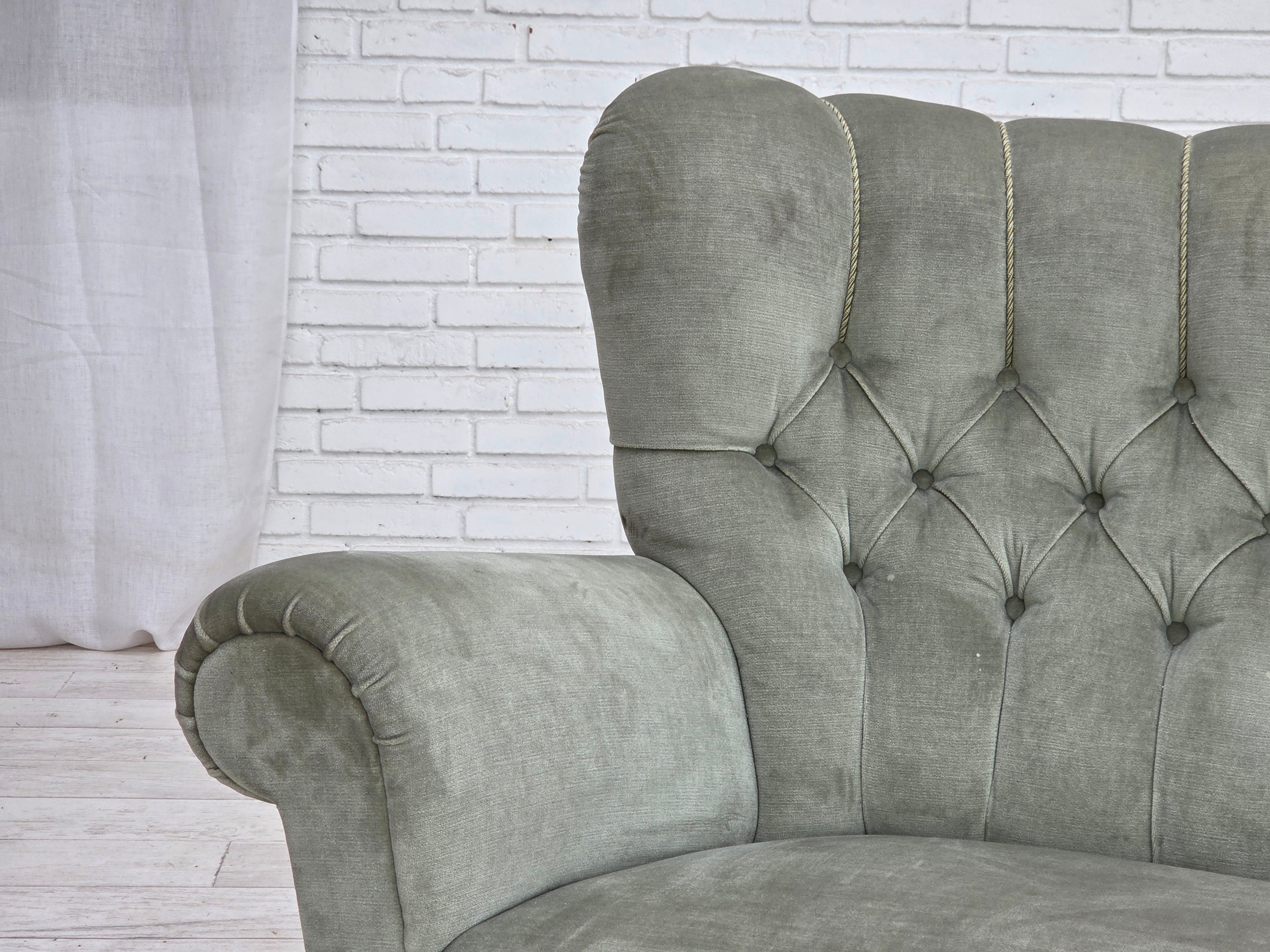 Scandinavian_Two-Seater_Sofa_in_Light_Green_Velour_and_Ash_Wood,_1960s