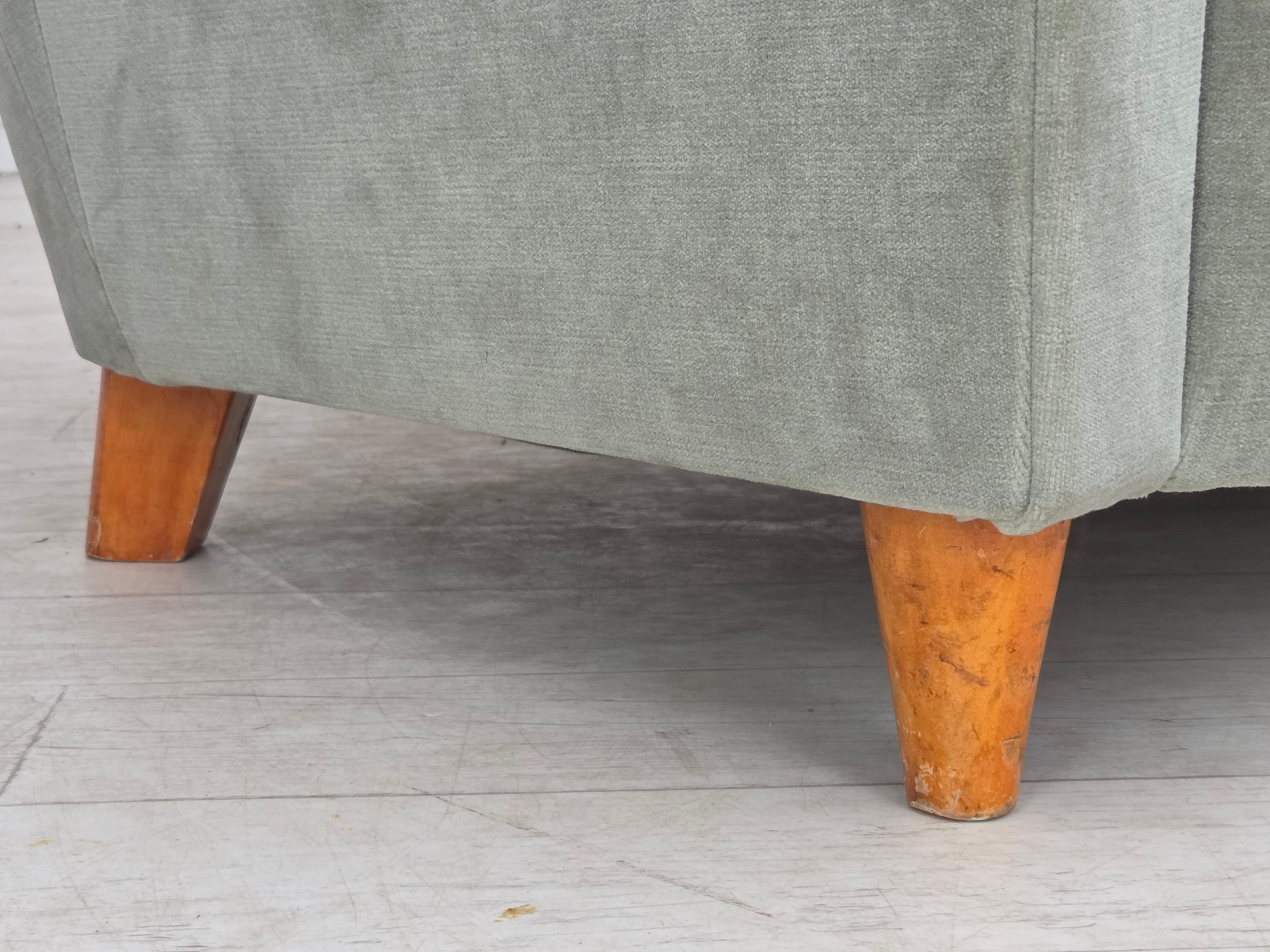 Scandinavian_Two-Seater_Sofa_in_Light_Green_Velour_and_Ash_Wood,_1960s