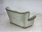 Scandinavian_Two-Seater_Sofa_in_Light_Green_Velour_and_Ash_Wood,_1960s