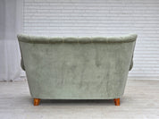 Scandinavian_Two-Seater_Sofa_in_Light_Green_Velour_and_Ash_Wood,_1960s