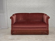 Danish_Two-Seater_Sofa_in_Original_Pink_Velour_and_Beech,_Denmark,_1960s