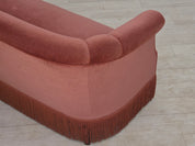 Danish_Two-Seater_Sofa_in_Original_Pink_Velour_and_Beech,_Denmark,_1960s
