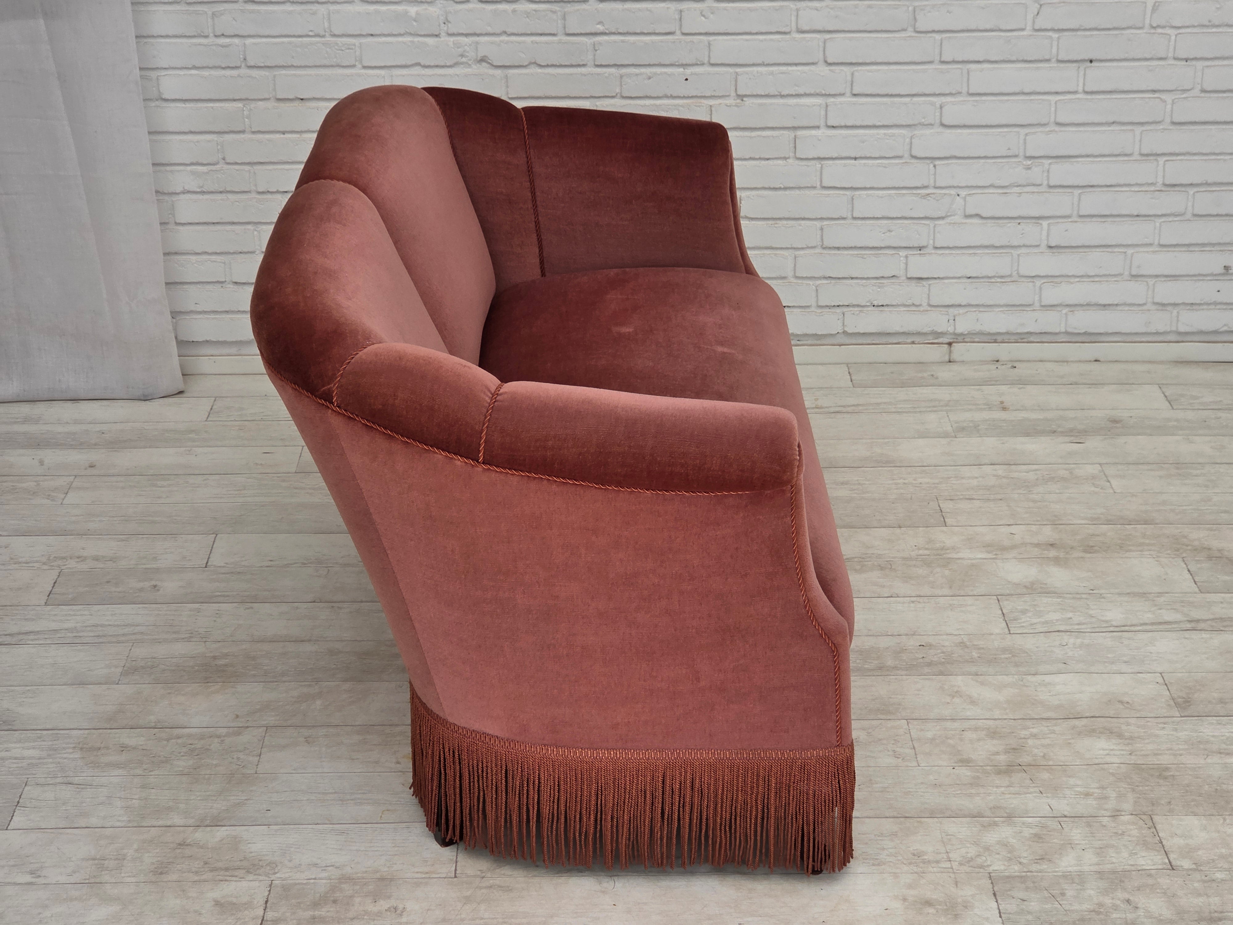 Danish_Two-Seater_Sofa_in_Original_Pink_Velour_and_Beech,_Denmark,_1960s