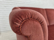 Danish_Two-Seater_Sofa_in_Original_Pink_Velour_and_Beech,_Denmark,_1960s