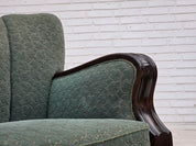 1960s_Danish_3-Seater_Sofa_in_Green_and_Light_Grey_Wool_with_Oak_Frame