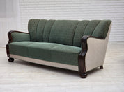 1960s_Danish_3-Seater_Sofa_in_Green_and_Light_Grey_Wool_with_Oak_Frame