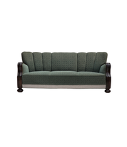 1960s_Danish_3-Seater_Sofa_in_Green_and_Light_Grey_Wool_with_Oak_Frame