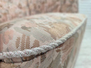 Danish_Mid-Century_Armchair_in_Jacquard_Fabric_and_Beech_Wood,_Denmark,_1960s