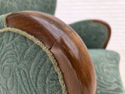 Danish_Armchair_by_Slagelse_Møbelværk_in_Green_Velour_and_Beech,_Denmark,_1960s