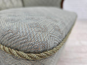 Danish_Light_Green_Upholstered_Armchair_with_Beech_Arms,_1960s
