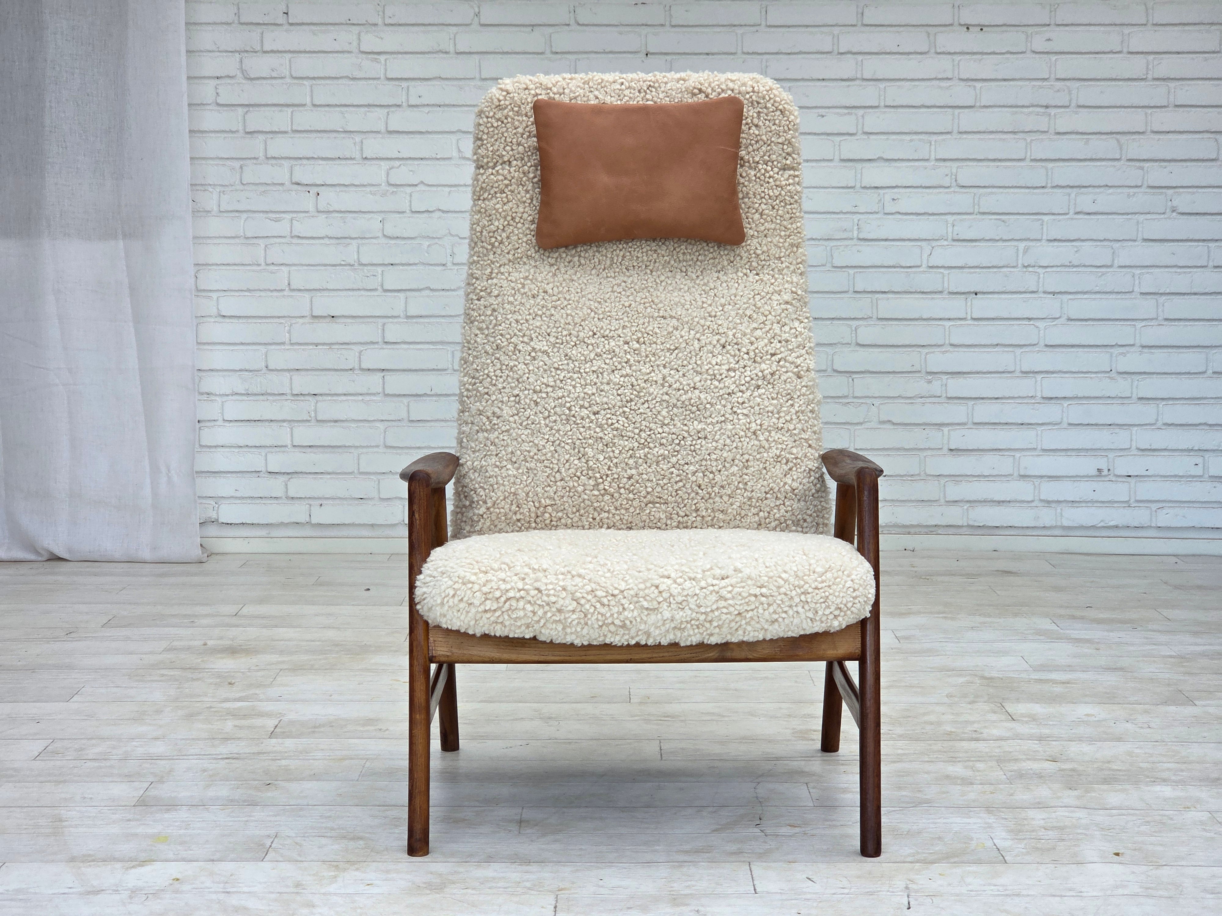 1960s_High-Back_Sheepskin_Lounge_Chair_by_Alf_Svensson_for_Fritz_Hansen,_Denmark